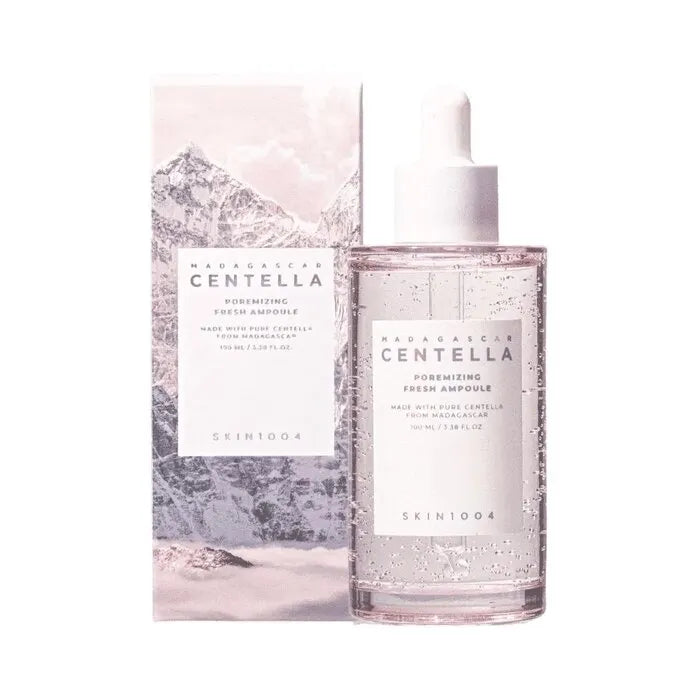 Centella Poremizing Fresh Ampoule (100ml) - Tightens & Minimizes Enlarged Pores, Skin Tone Brightening, Calming & Hydration Boost