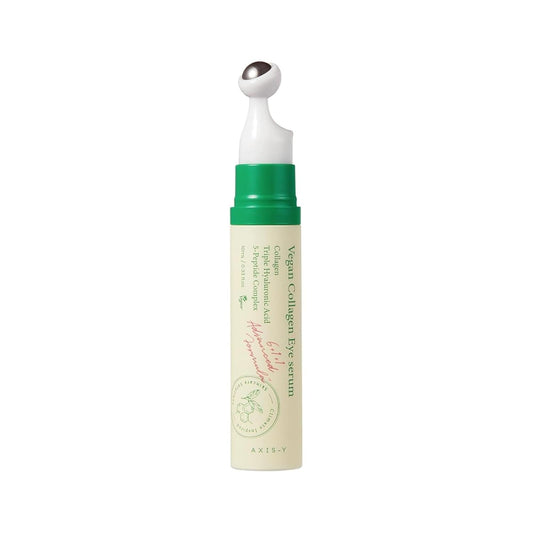 AXIS-Y Vegan Collagen Eye Serum - K Beauty Triple Hyaluronic Acid & Peptide Collagen Serum - Improve Skin Elasticity, Reduce Fine Lines & Dark Circles