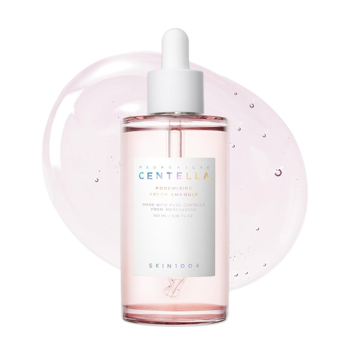 Centella Poremizing Fresh Ampoule (100ml) - Tightens & Minimizes Enlarged Pores, Skin Tone Brightening, Calming  & Hydration Boost