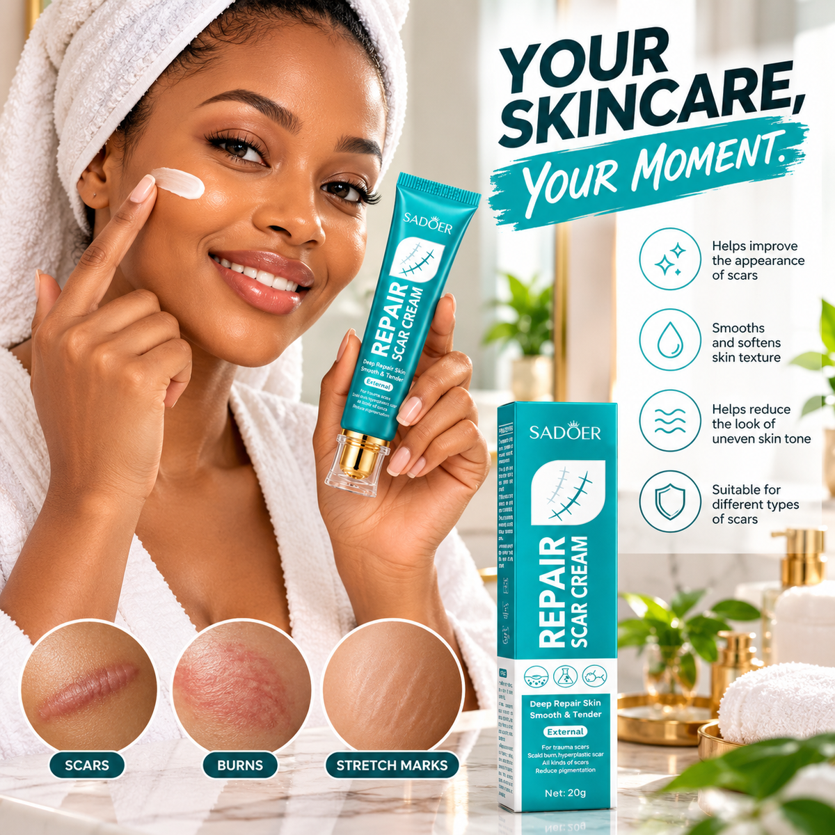 SADOER Scar Repair Cream - ( BUY 1 GET 1 FREE )