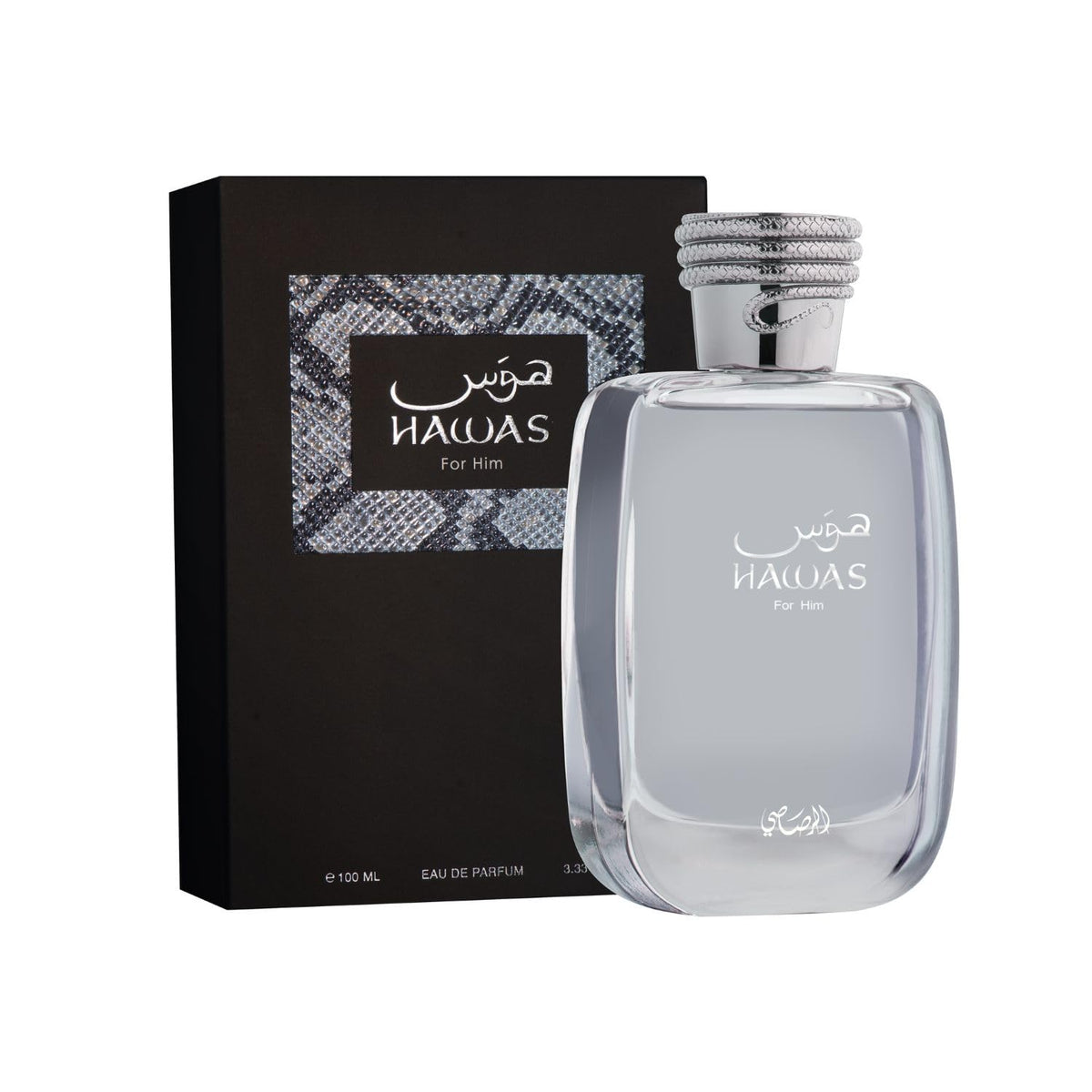 RASASI Hawas For Men Parfum Spray - Premium Long Lasting Arabian Perfume,  Ideal for Special Occasions & Daily Elegance, A Bold and Captivating Fragrance - 100 mls