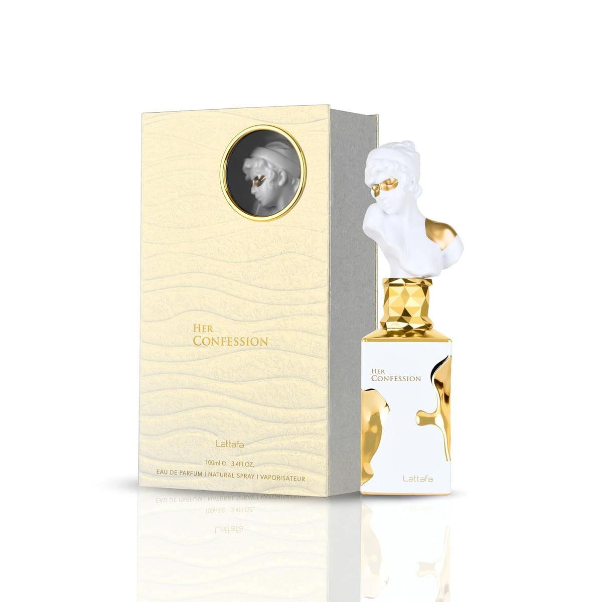Lattafa Her Confession - Vanilla, Floral, Amber, Musk - Eau de Parfum Long-Lasting Fragrance for Women - 100 ml