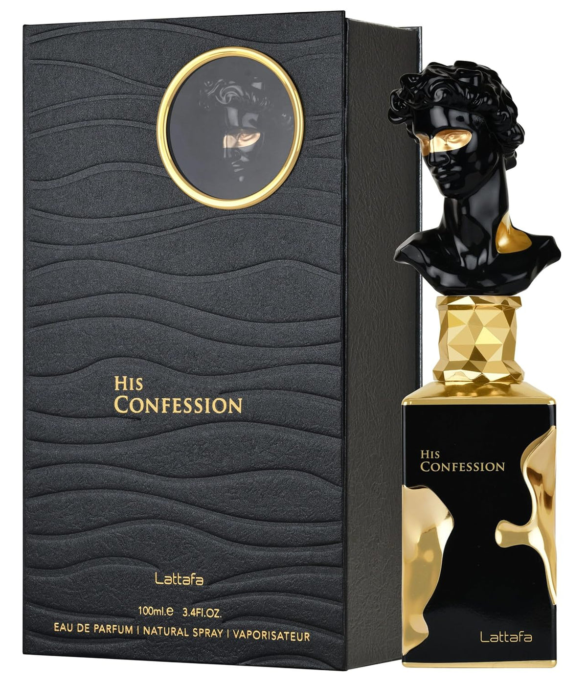 Lattafa His Confession for Men Eau de Parfum Spray -  100 mls