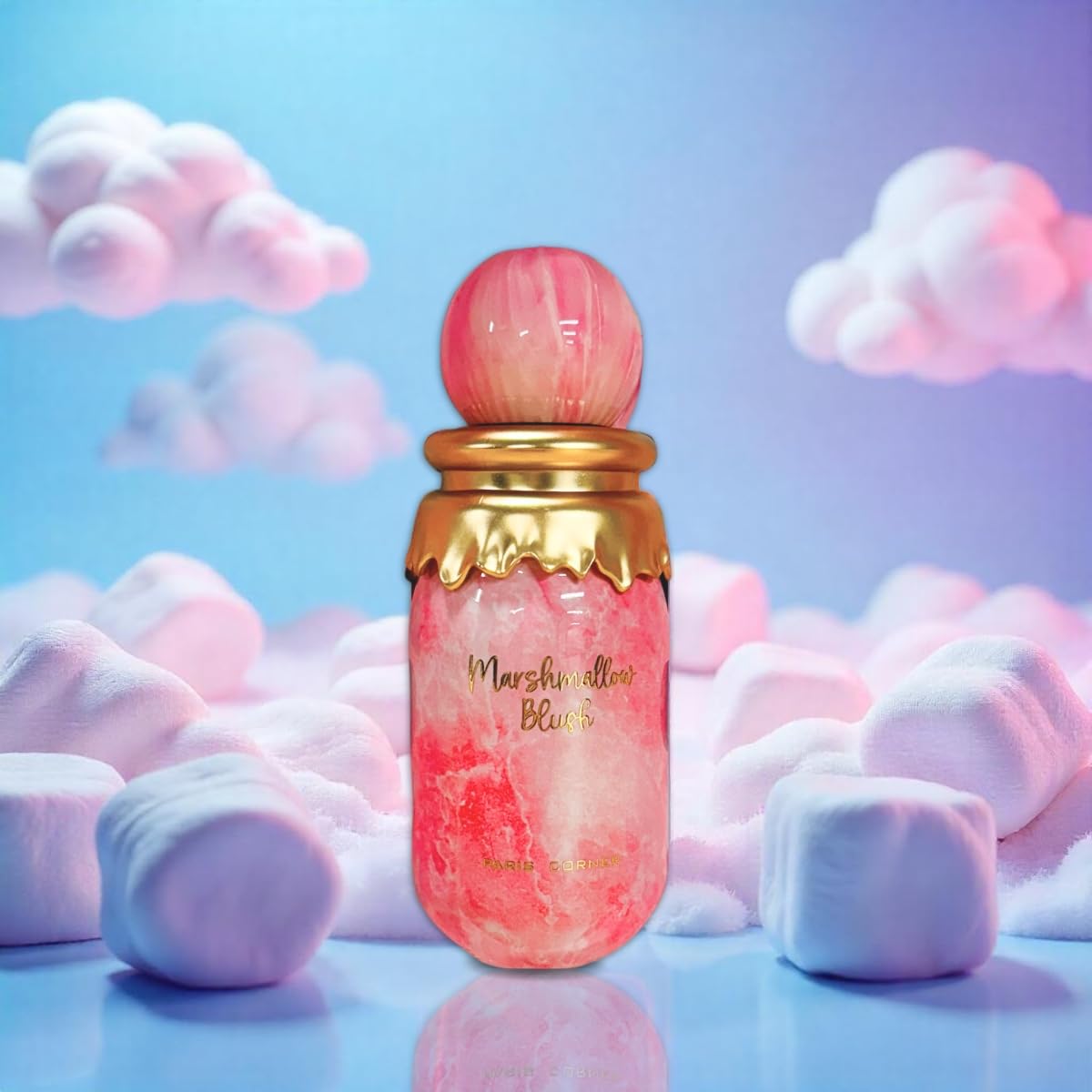 Paris Corner | Marshmallow Blush EDP | A Unique Gourmand Marshmallow Strawberry Perfume for Women | Long-Lasting Sweet Scent Fragrance for Daily Use - 100 mls