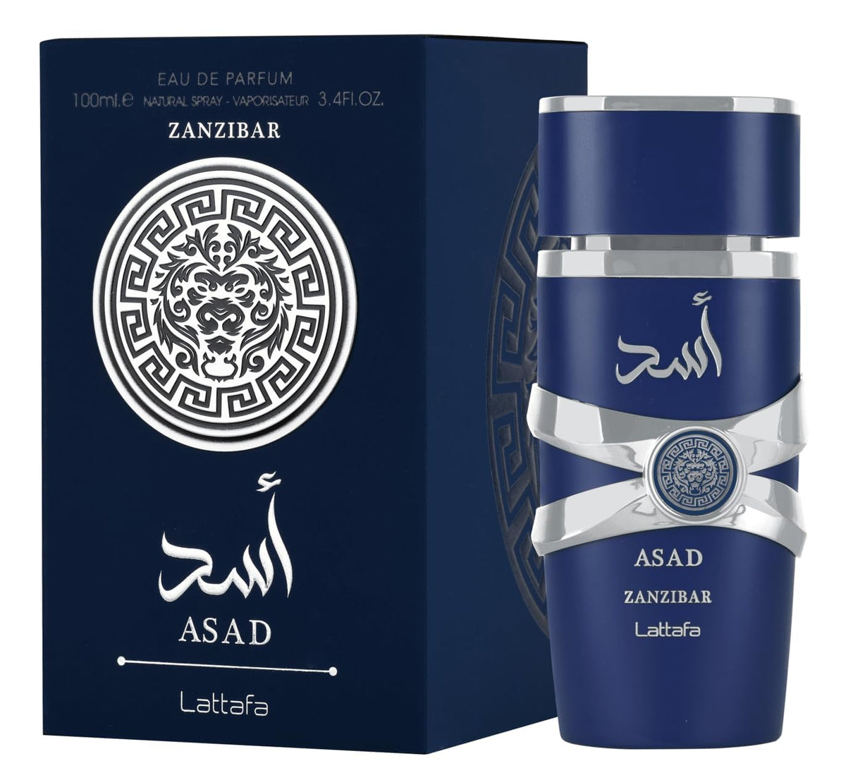 Lattafa Asad Zanzibar - Fresh, Spicy, Vanilla, Coconut - EDP Long-Lasting Fragrance for Men - 100 ml