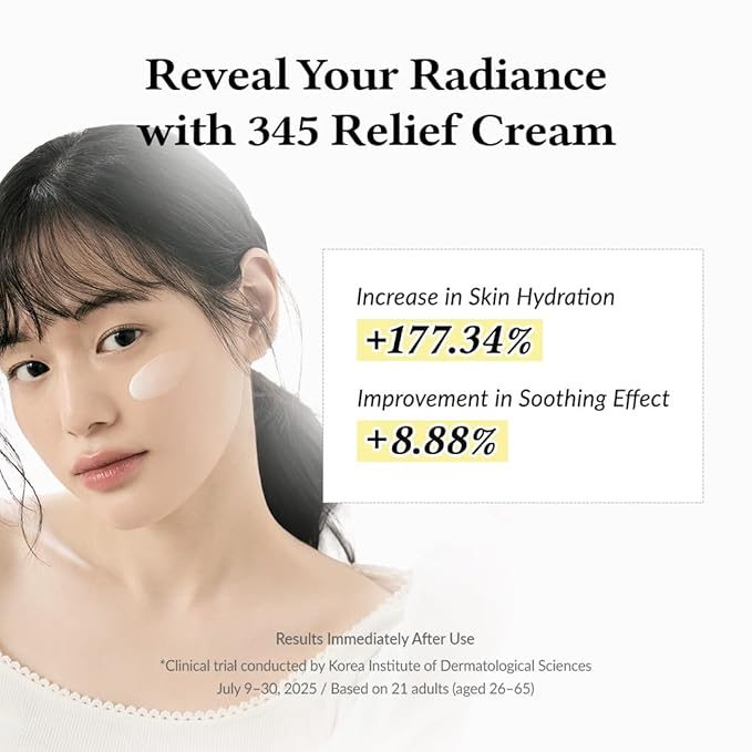 Dr.Althea 345 Relief Cream | Moisturizer for Soothing Recovery and Blemish Care with Tea Tree Leaf Water & Niacinamide