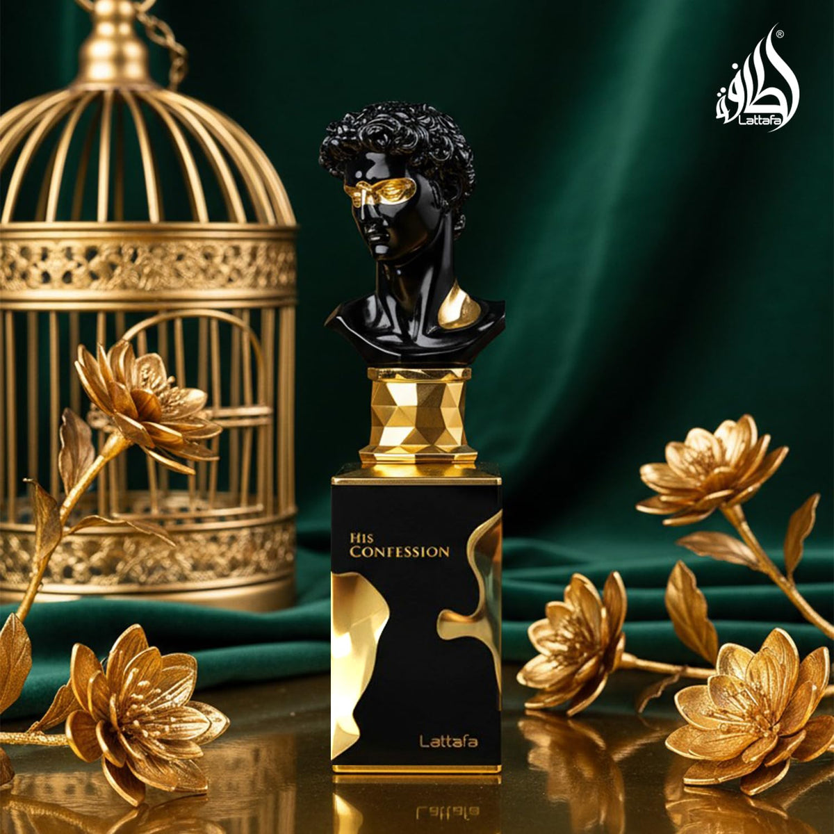Lattafa His Confession for Men Eau de Parfum Spray -  100 mls