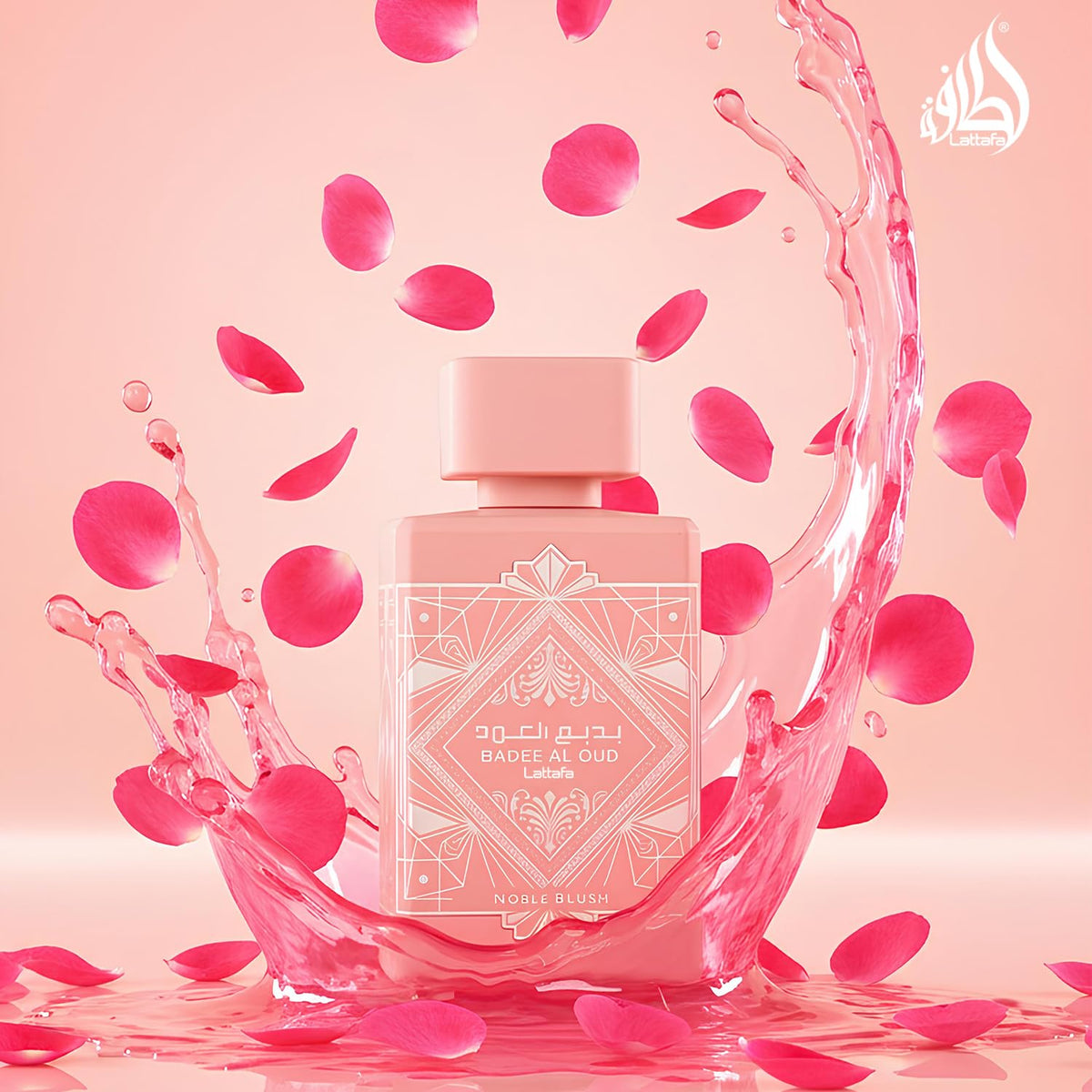 Lattafa Bade'e Al Oud Noble Blush for Unisex Eau de parfum Spray -100ml
