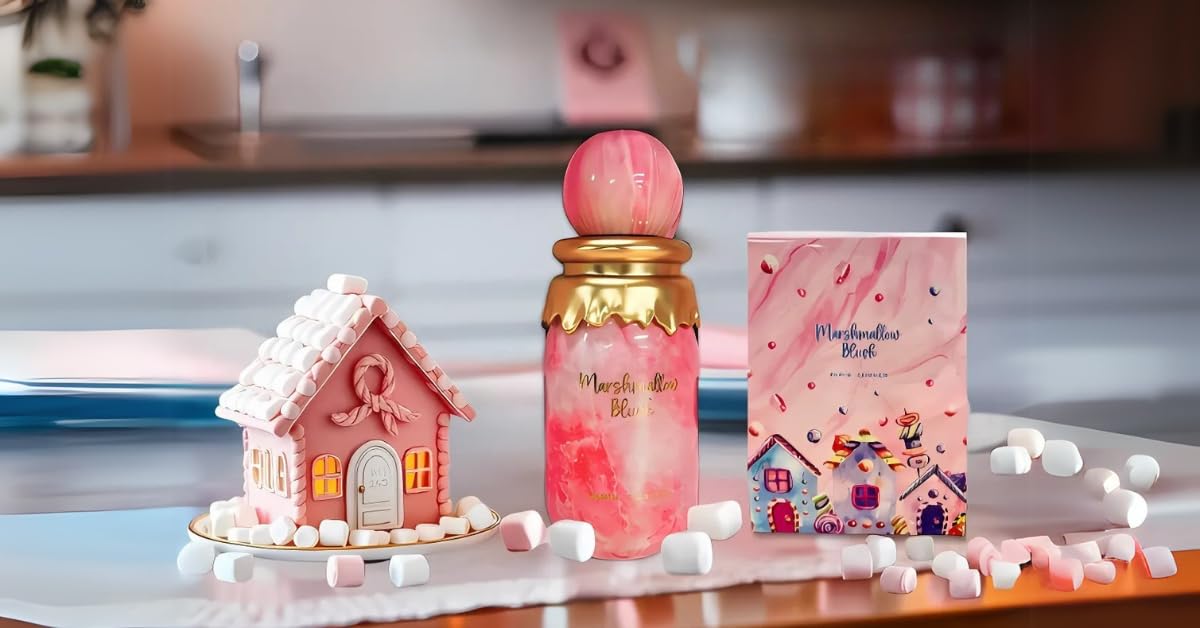 Paris Corner | Marshmallow Blush EDP | A Unique Gourmand Marshmallow Strawberry Perfume for Women | Long-Lasting Sweet Scent Fragrance for Daily Use - 100 mls