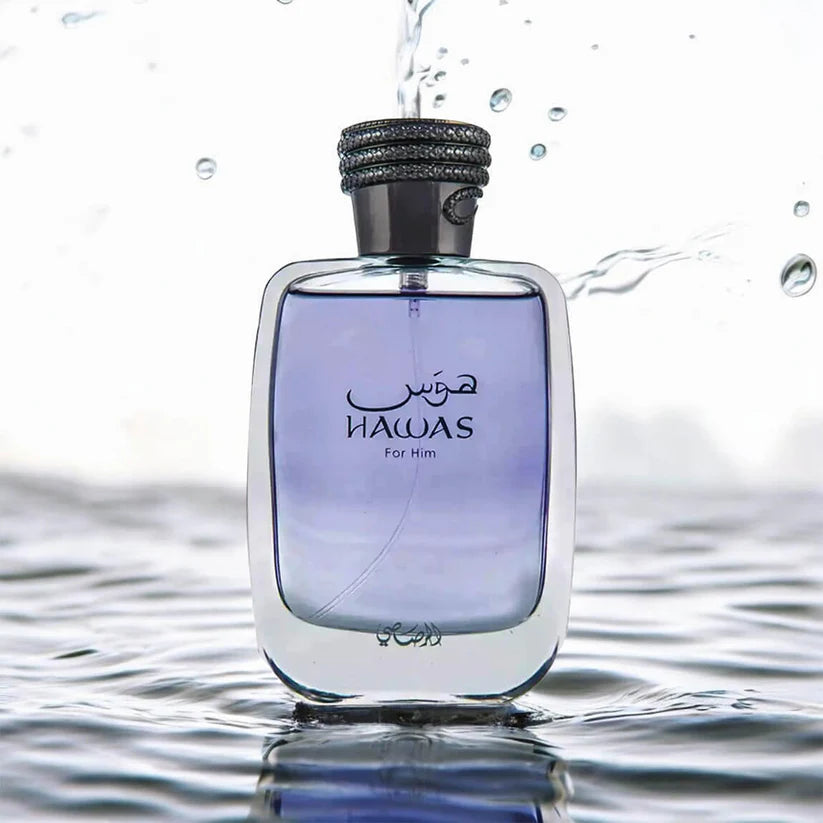 RASASI Hawas For Men Parfum Spray - Premium Long Lasting Arabian Perfume,  Ideal for Special Occasions & Daily Elegance, A Bold and Captivating Fragrance - 100 mls