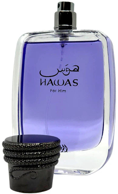 RASASI Hawas For Men Parfum Spray - Premium Long Lasting Arabian Perfume,  Ideal for Special Occasions & Daily Elegance, A Bold and Captivating Fragrance - 100 mls