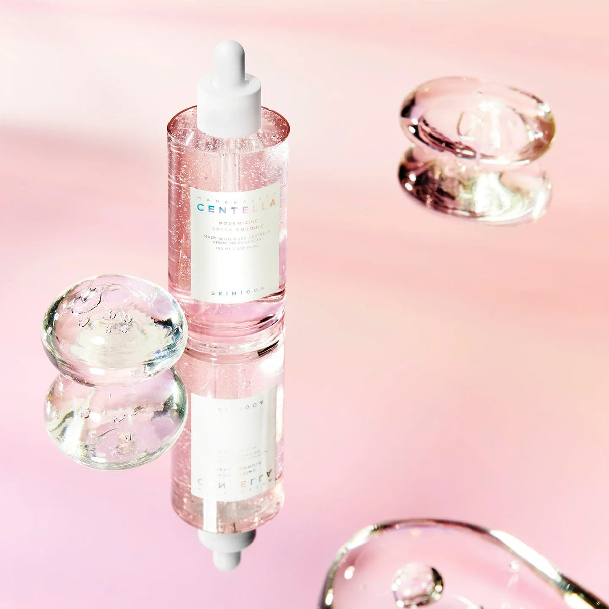 Centella Poremizing Fresh Ampoule (100ml) - Tightens & Minimizes Enlarged Pores, Skin Tone Brightening, Calming  & Hydration Boost